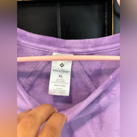Members mark purple tie dye crewneck - Picture 5 of 5